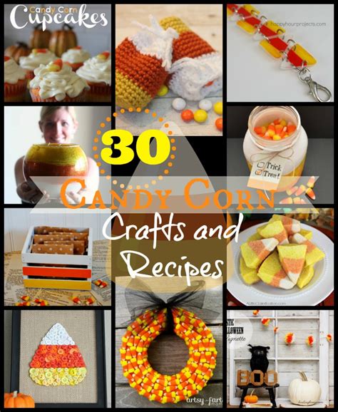 30 Candy Corn Crafts and Recipes - Happy Hour Projects