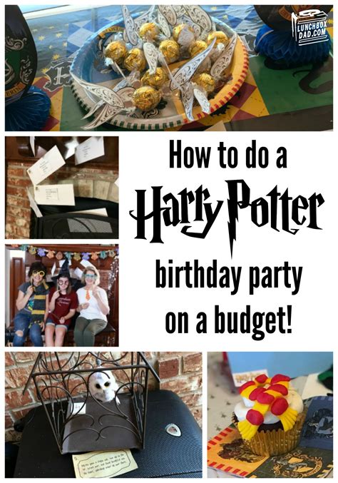 Harry potter birthday party ideas on a budget – Artofit