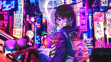 Neon Anime Aesthetic Wallpapers - Wallpaper Cave