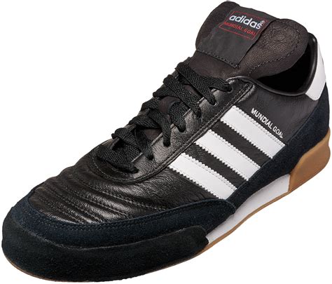 Grey Futbol Boots adidas Mundial Goal Indoor Soccer Shoes - Black with ...