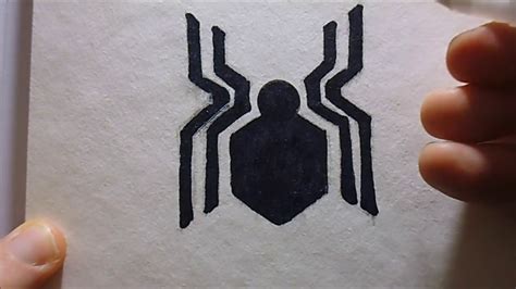 Spiderman Logo Drawing