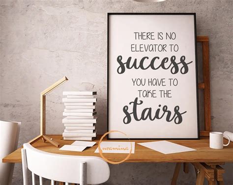 Office Motivational Quote Workspace Wall Decor SVG Cut Files | Etsy