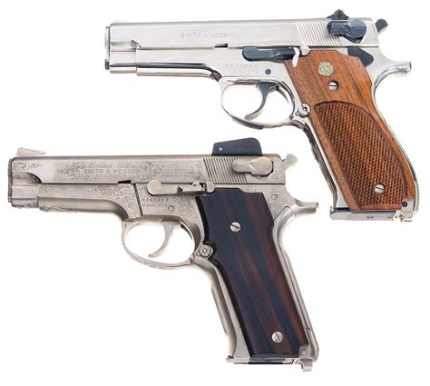 Two Smith & Wesson Semi-Automatic Pistols -A) Smith & Wesson Model 39-2 ...