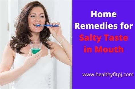 10 Reasons For Having A Salty Taste In Mouth, Treatment And More