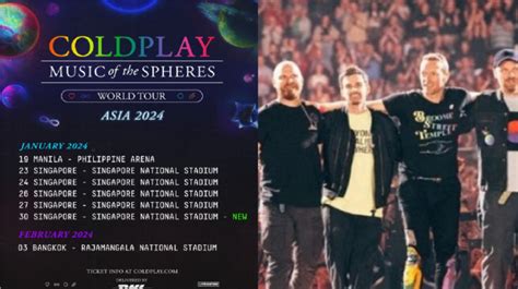 Bukan di Indonesia, Coldplay Tambah 1 Hari Lagi untuk Konser di Singapura