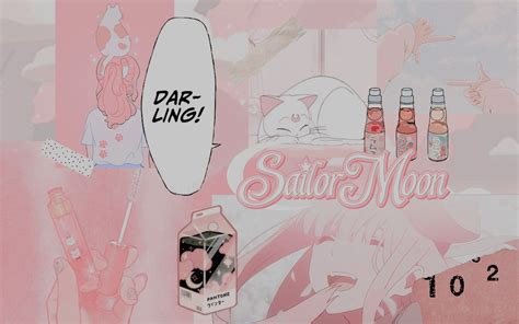 Anime High Quality Pink Aesthetic Wallpaper Desktop - Fotomuslik