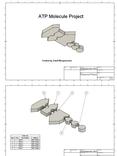 b5 Engineering Atp Molecule Drawing v0 | PDF | Plastic | Amorphous Solid