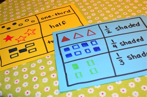 Literacy & Math Ideas: Fun Fraction Games