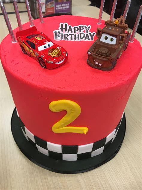 Disney CARS Birthday Cake | Cars birthday cake, Disney birthday cakes ...