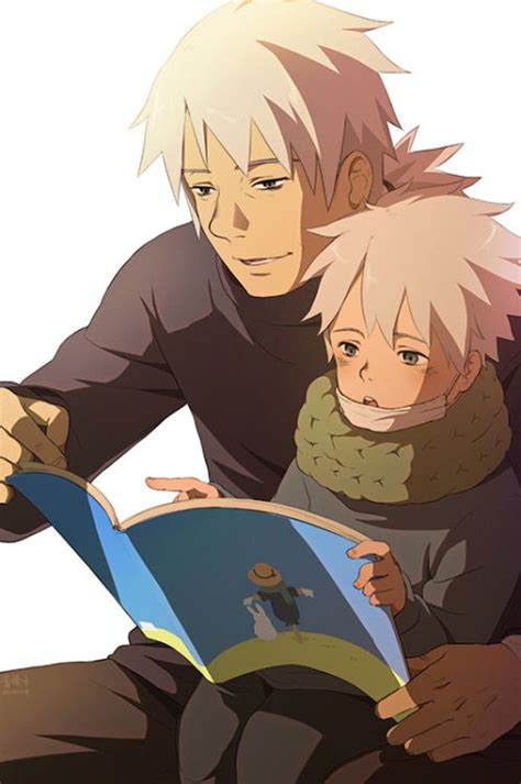 Father and Son: Hatake Sakumo & Kakashi Kakashi Hatake, Hatake Clan ...