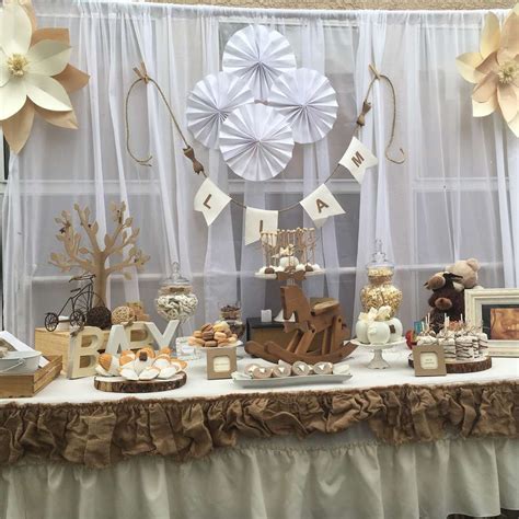 √ Rustic Baby Shower Decorations