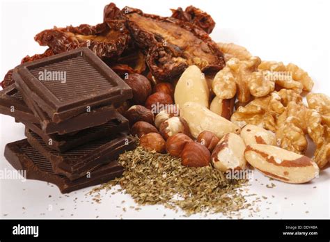 Foods Rich in Copper Stock Photo - Alamy