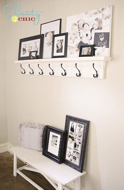 DIY Shelf with Hooks for under $40! - Shanty 2 Chic