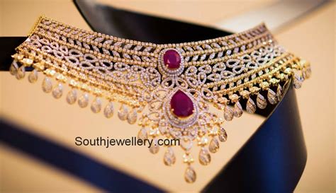 Dazzling Diamond Choker - Jewellery Designs