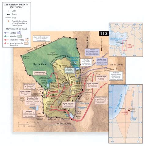 Bible Maps New Testament I Holy Land Map Time Jesus | Yale Bible Study