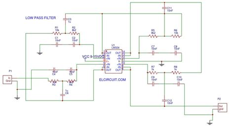 Lm324 Application Circuit Diagram Lm324 Preamplifier Circuit