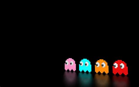 HD wallpaper: Pac-Man ghosts illustration, Pacman, video games, Clyde ...