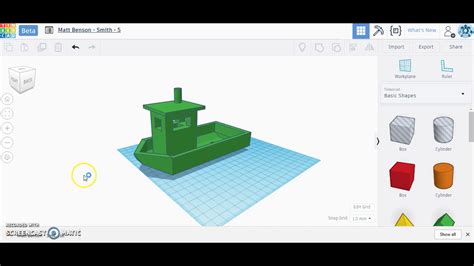 Exporting Tinkercad Model for 3D Printing - YouTube