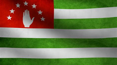 Abkhazia flag waving 28213085 Stock Video at Vecteezy