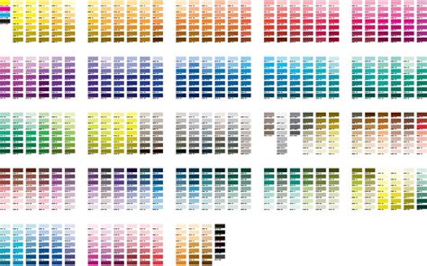 Standard PMS Color Chart 2 | SiteSmart