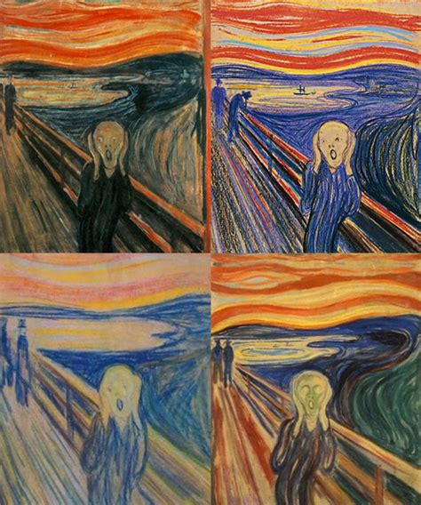 The versions of The Scream by Edvard Munch - 3 minutos de arte