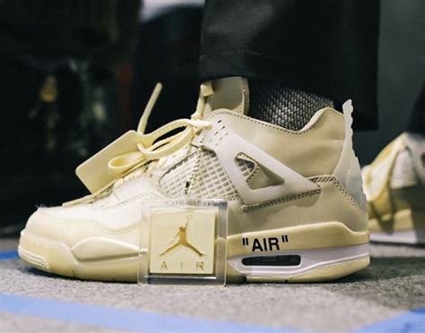 Off-White Air Jordan 4 Sail 2020 Release Date - Sneaker Bar Detroit