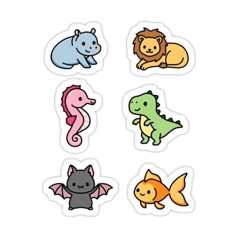 Cute Animal Stickers