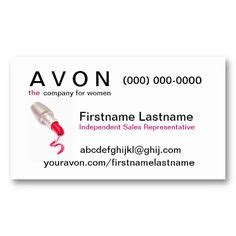 AVON Business Card Gift Certificate Template, Certificate Design, Gift ...