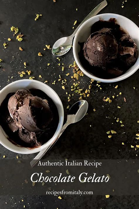 Authentic Homemade Chocolate Gelato Recipe - Recipes from Italy