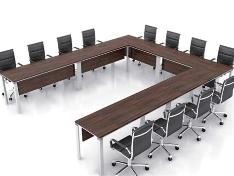 [Hot Item] Modern Large Room U Shape 12 Persons Office Simple Design ...