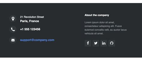 Bootstrap Footer Template Free - Printable Form, Templates and Letter