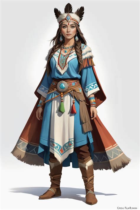 Turkic Female Shaman 1 by elvasat on DeviantArt