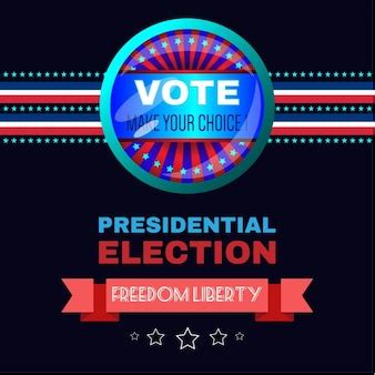 Free Vector | Usa election background design