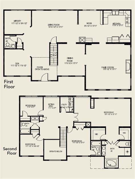 4 Bedroom 3 Bath House Plans Two Story - Story Guest