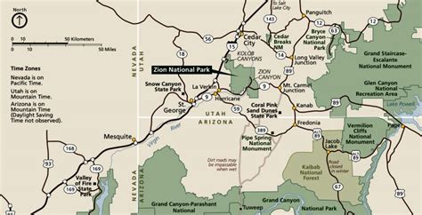 Park Junkie's Map of Zion National Park - Plan your visit to this park ...