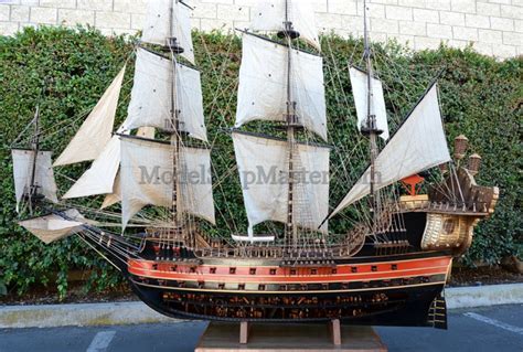 Jolly Roger pirate ship model