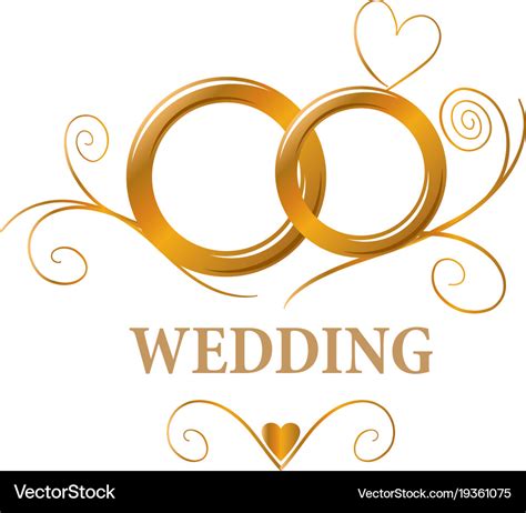 Logo wedding Royalty Free Vector Image - VectorStock