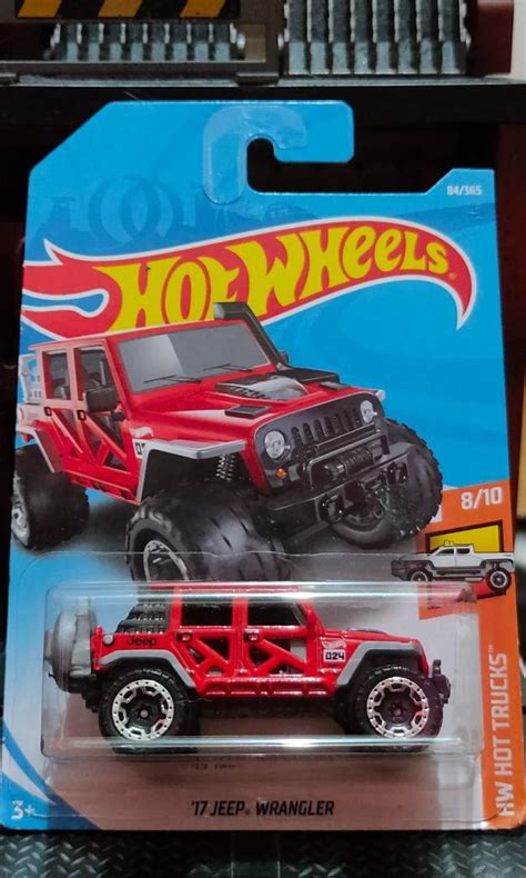 Hot Wheels 17 Jeep Wrangler (Hot Trucks), Hobbies & Toys, Toys & Games ...