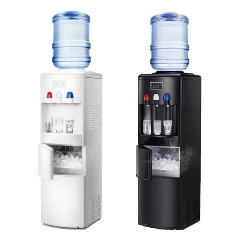 3-in-1 Water Cooler Dispenser with Built-in Ice Maker, Top Loading with ...