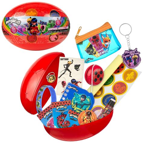 Buy Miraculous 13pc Surprise Miracle Box -Zag Heroez Themed Ladybug And ...