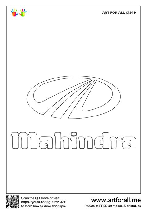 How to draw Mahindra & Mahindra Logo