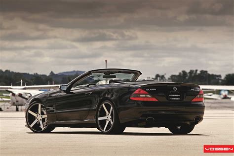 V12 Power- All Black Mercedes SL Rocking a Set of Aftermarket Forged ...