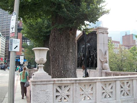 54th Massachusetts Memorial on the Boston Common | Gettysburg Daily