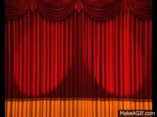 Opening Curtains Lights Flashing Stage Animation Anime Studio - free ...