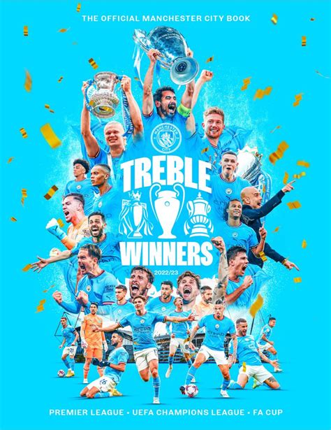 Treble Winners - Manchester City 2022/23 Official Book - Reach Sport Shop