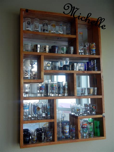 20++ Shot Glass Display Ideas - HOMYHOMEE