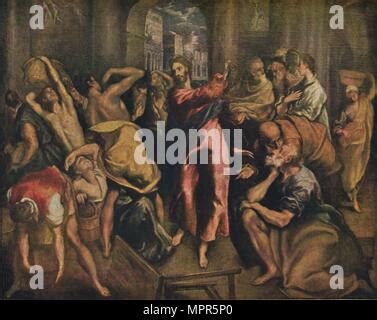 Christ Cleansing the Temple, El Greco, circa 1570, National Gallery of ...