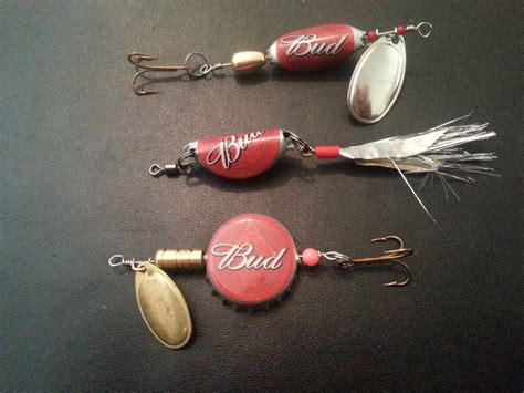 Homemade Bottle Cap Fishing Lures