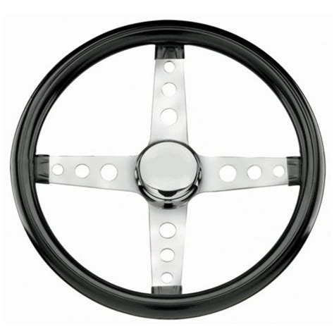 Grant 570 Classic Series 4-Spoke Steering Wheel, Black Vinyl