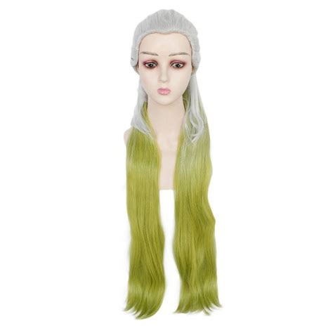 Demon Slayer Daki Cosplay Wig Green | Costume Party World